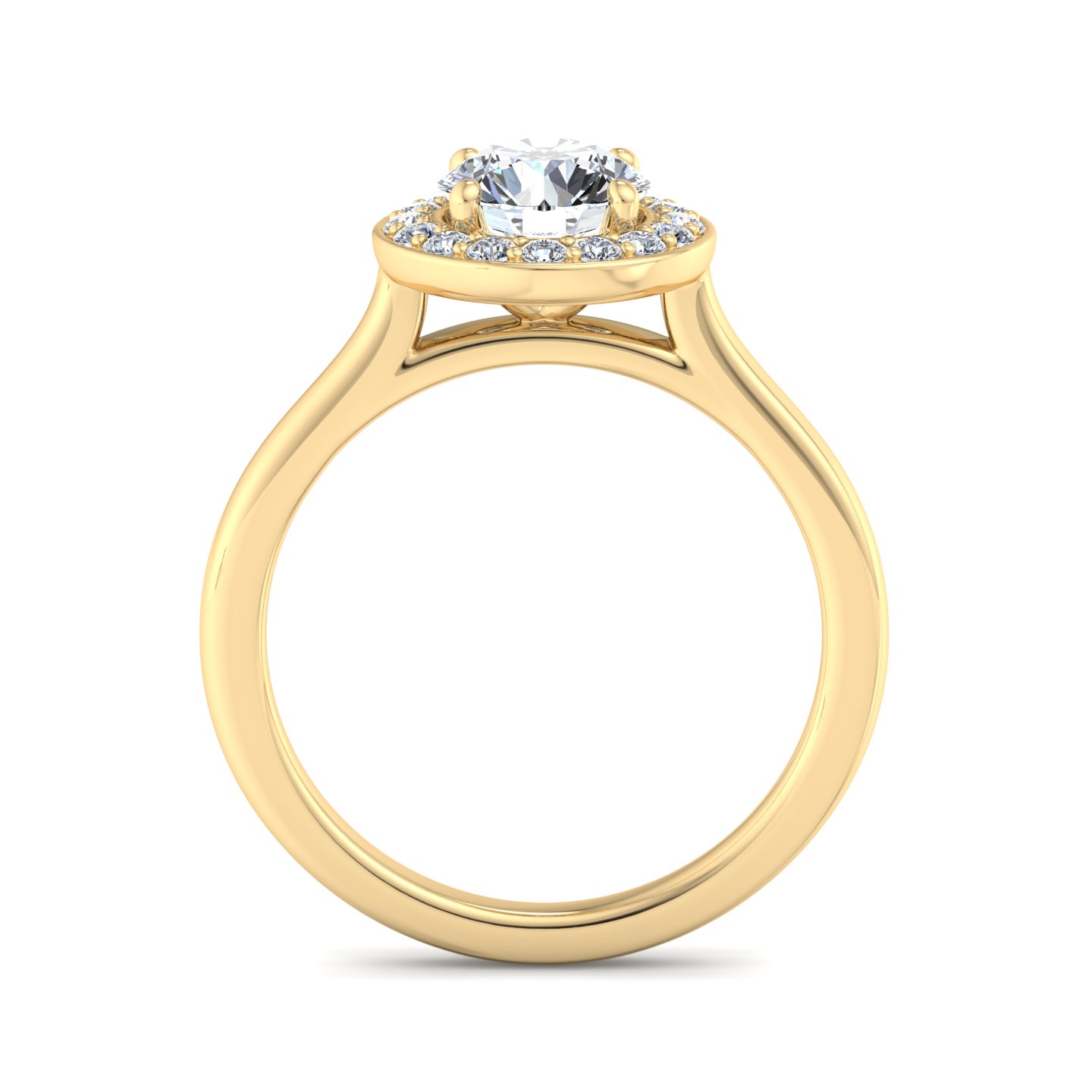 Cait Halo Engagement Ring